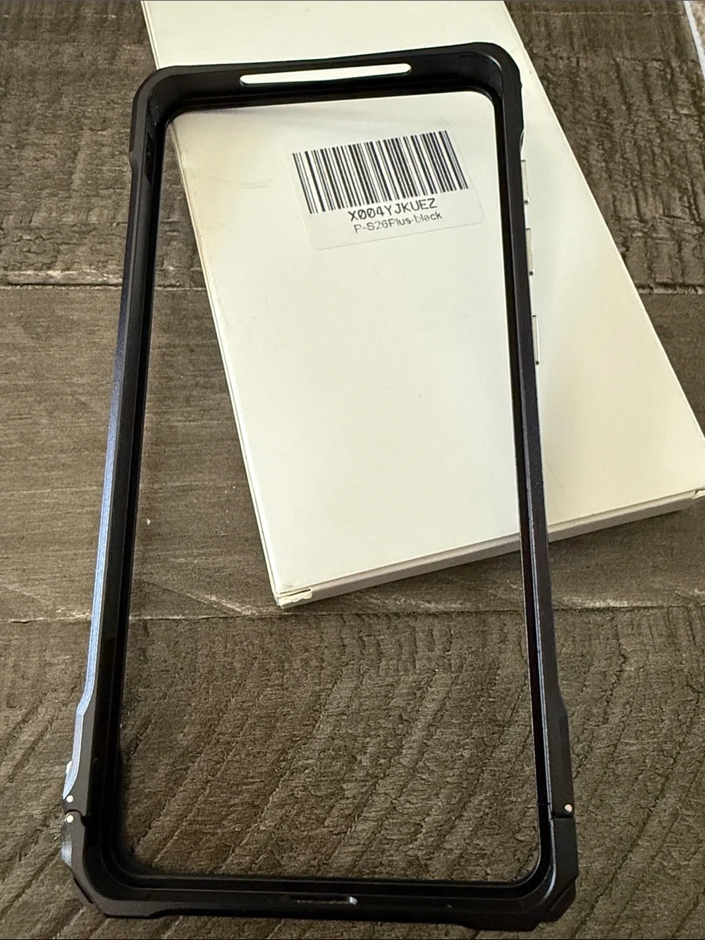 P-S26 Plus - Bumper Frame Case - Black - NIB